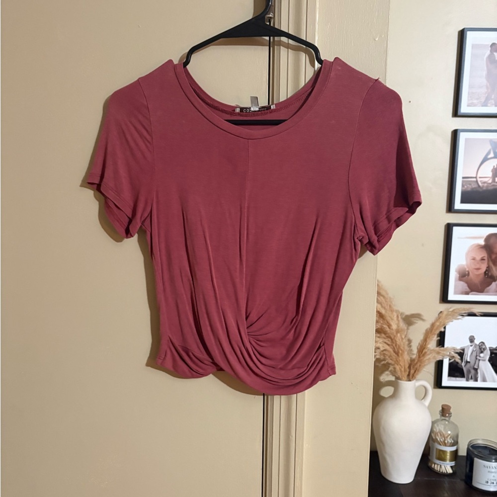 Mauve Twist Top